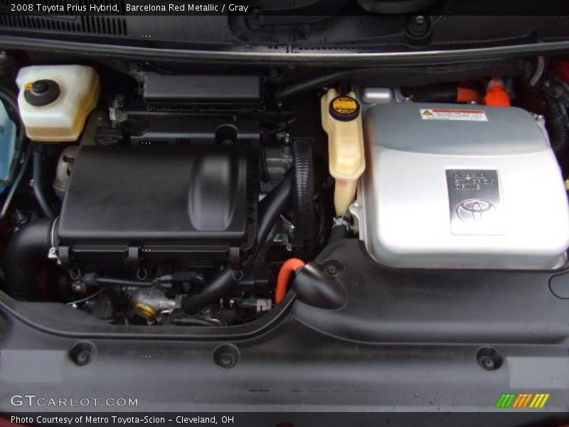 Barcelona Red Metallic / Gray 2008 Toyota Prius Hybrid