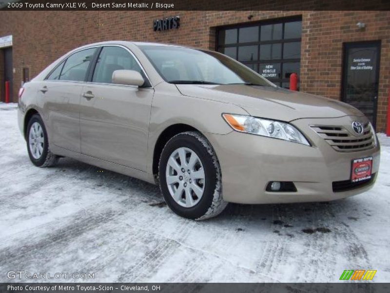Desert Sand Metallic / Bisque 2009 Toyota Camry XLE V6