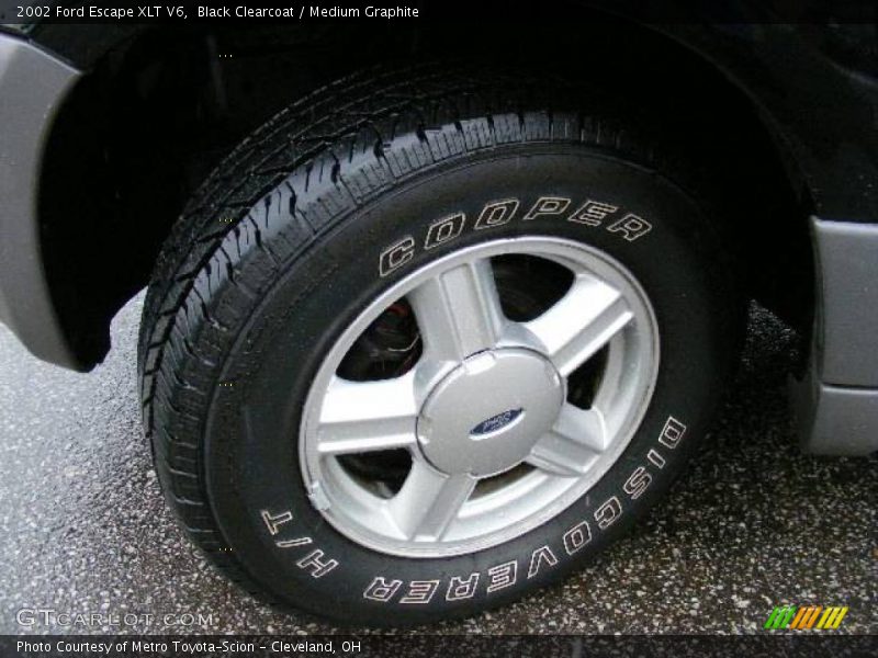 Black Clearcoat / Medium Graphite 2002 Ford Escape XLT V6