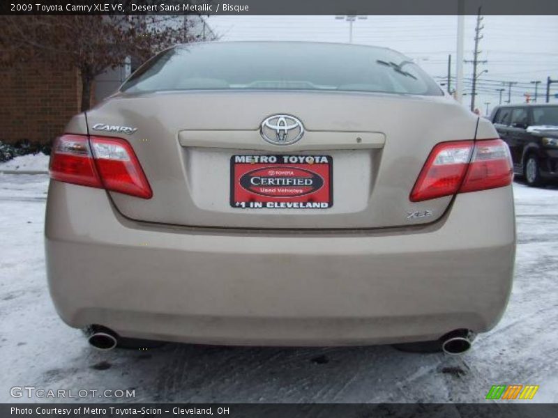 Desert Sand Metallic / Bisque 2009 Toyota Camry XLE V6