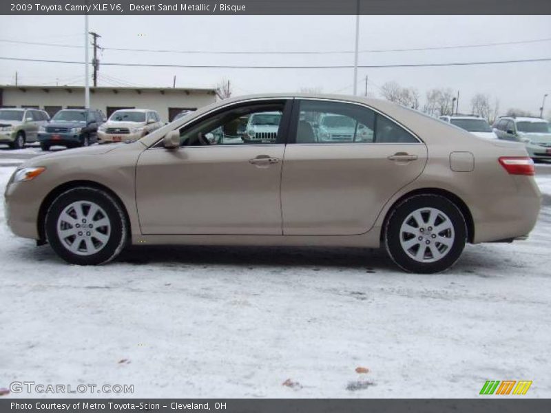 Desert Sand Metallic / Bisque 2009 Toyota Camry XLE V6