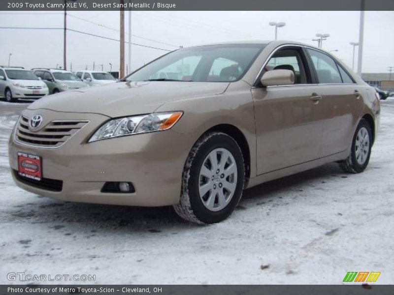 Desert Sand Metallic / Bisque 2009 Toyota Camry XLE V6