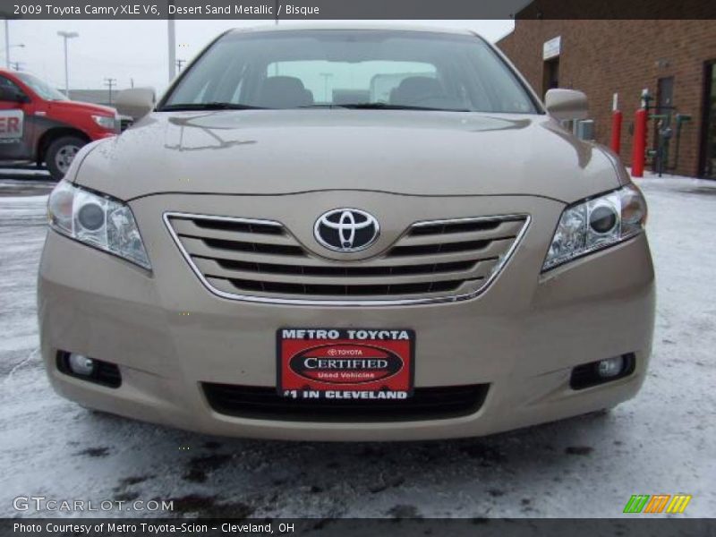 Desert Sand Metallic / Bisque 2009 Toyota Camry XLE V6