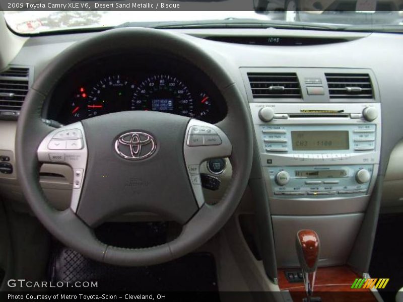 Desert Sand Metallic / Bisque 2009 Toyota Camry XLE V6