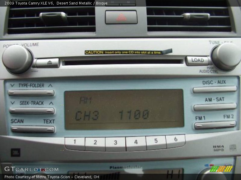 Desert Sand Metallic / Bisque 2009 Toyota Camry XLE V6