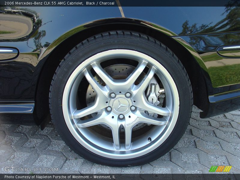Black / Charcoal 2006 Mercedes-Benz CLK 55 AMG Cabriolet