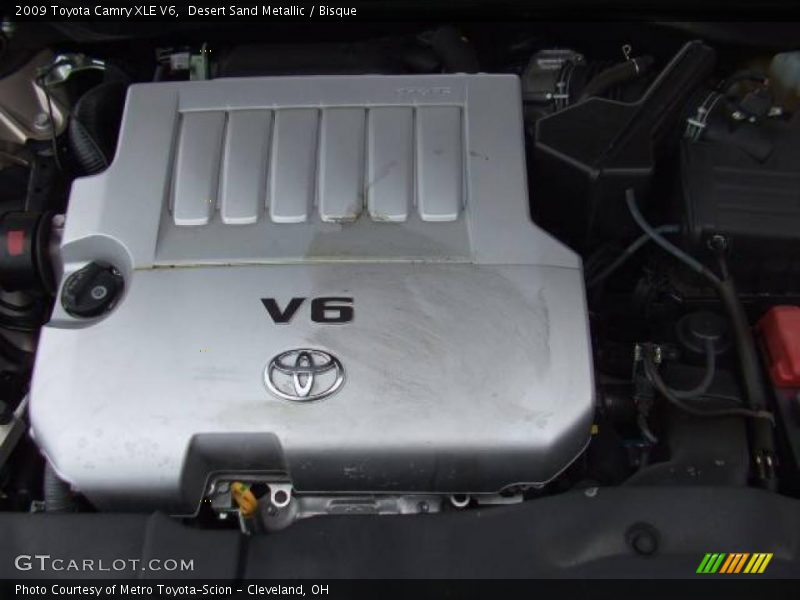 Desert Sand Metallic / Bisque 2009 Toyota Camry XLE V6