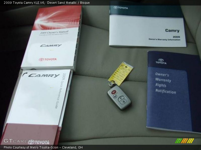 Desert Sand Metallic / Bisque 2009 Toyota Camry XLE V6