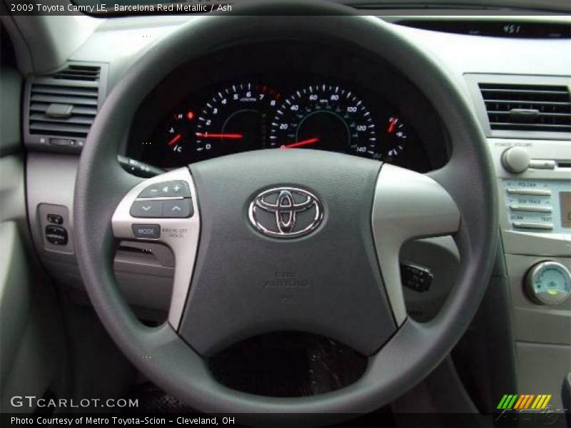 Barcelona Red Metallic / Ash 2009 Toyota Camry LE