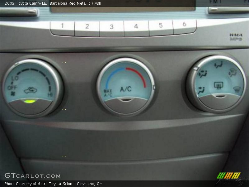 Barcelona Red Metallic / Ash 2009 Toyota Camry LE