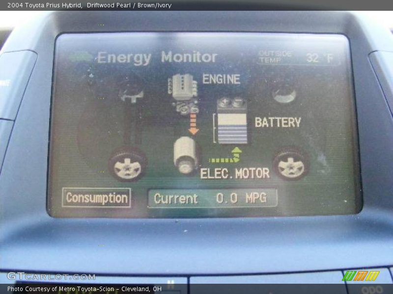 Driftwood Pearl / Brown/Ivory 2004 Toyota Prius Hybrid