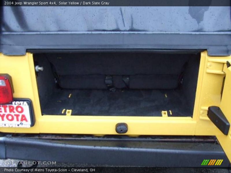 Solar Yellow / Dark Slate Gray 2004 Jeep Wrangler Sport 4x4