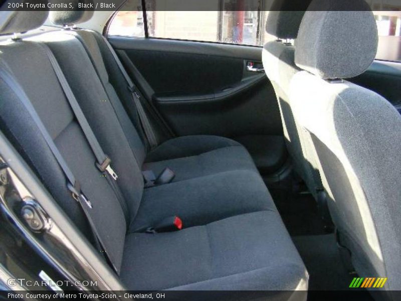 Black / Black 2004 Toyota Corolla S