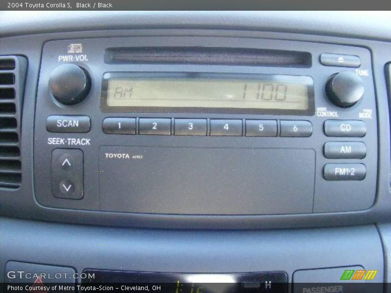 Black / Black 2004 Toyota Corolla S