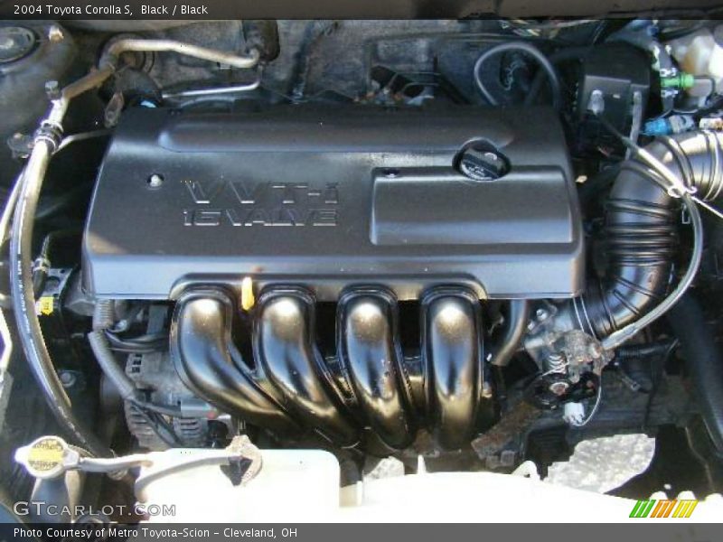 Black / Black 2004 Toyota Corolla S