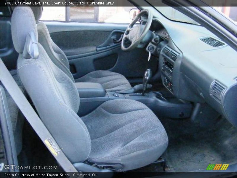 Black / Graphite Gray 2005 Chevrolet Cavalier LS Sport Coupe