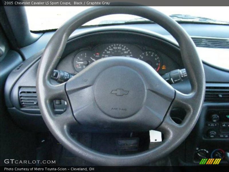 Black / Graphite Gray 2005 Chevrolet Cavalier LS Sport Coupe