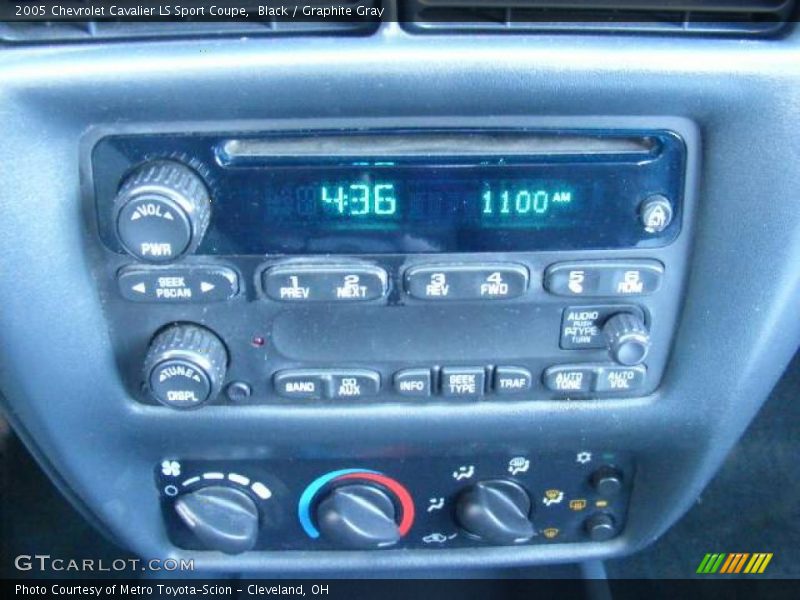 Black / Graphite Gray 2005 Chevrolet Cavalier LS Sport Coupe