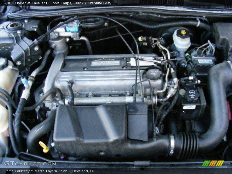 Black / Graphite Gray 2005 Chevrolet Cavalier LS Sport Coupe