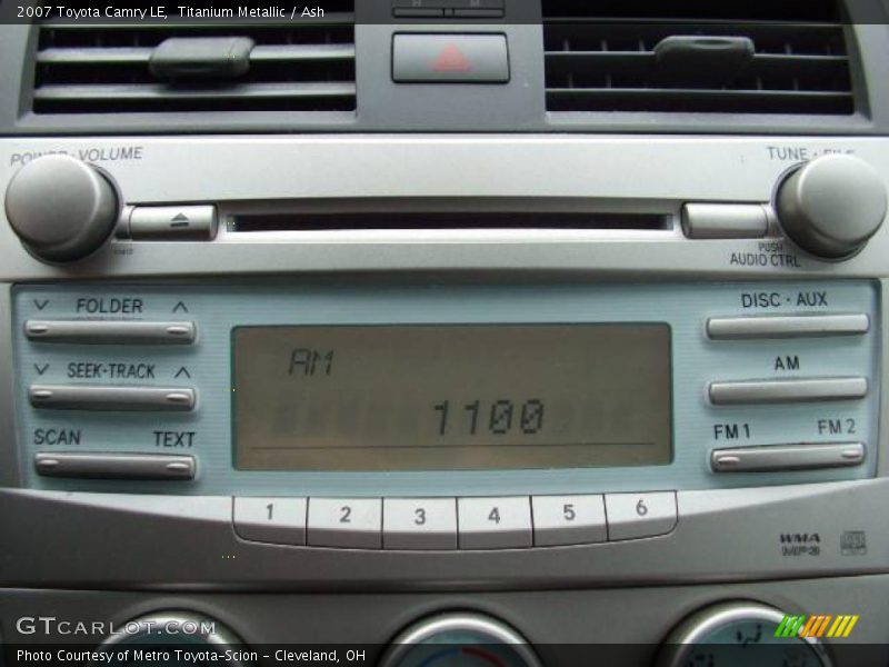 Titanium Metallic / Ash 2007 Toyota Camry LE