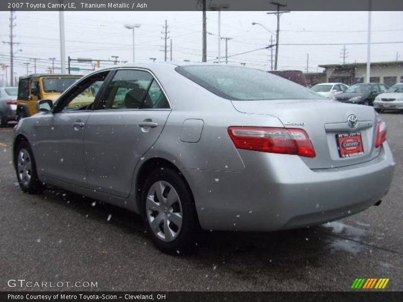 Titanium Metallic / Ash 2007 Toyota Camry LE