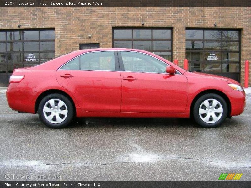 Barcelona Red Metallic / Ash 2007 Toyota Camry LE