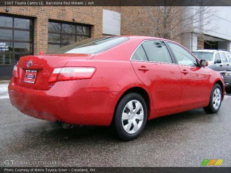 Barcelona Red Metallic / Ash 2007 Toyota Camry LE