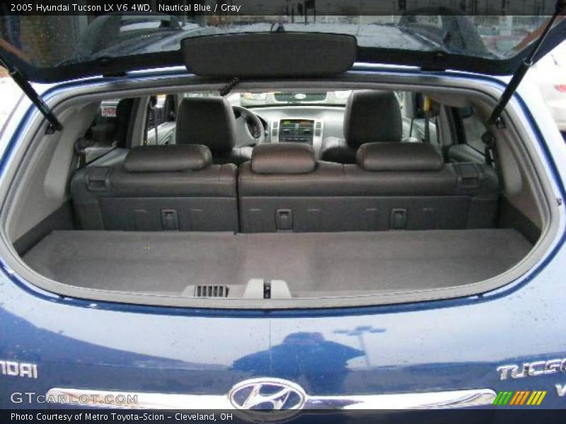 Nautical Blue / Gray 2005 Hyundai Tucson LX V6 4WD