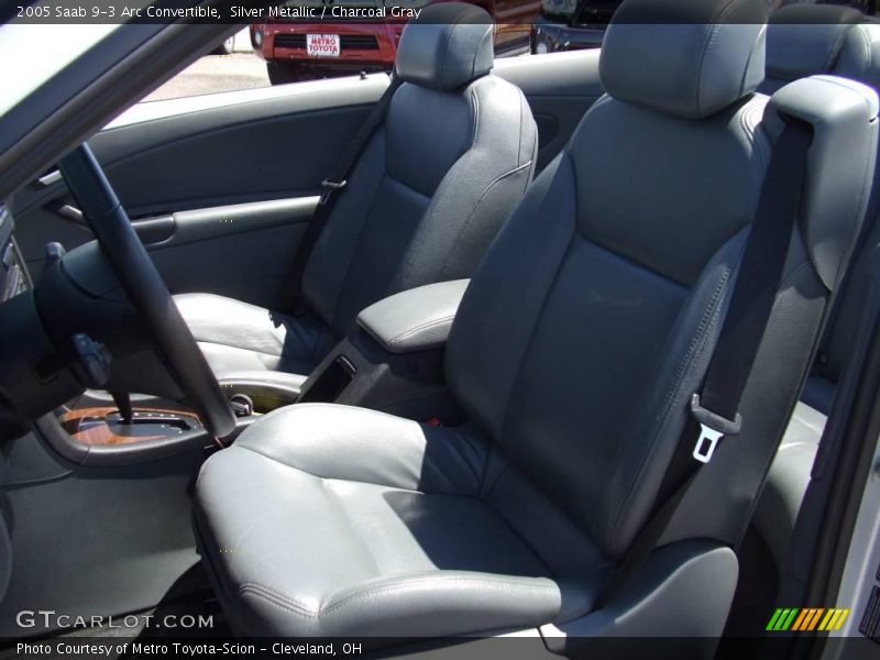 Silver Metallic / Charcoal Gray 2005 Saab 9-3 Arc Convertible