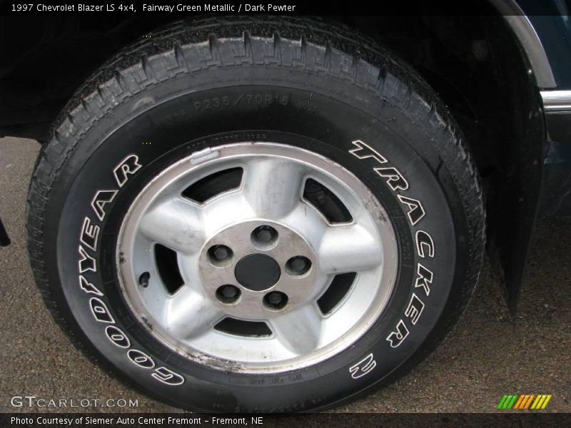 Fairway Green Metallic / Dark Pewter 1997 Chevrolet Blazer LS 4x4