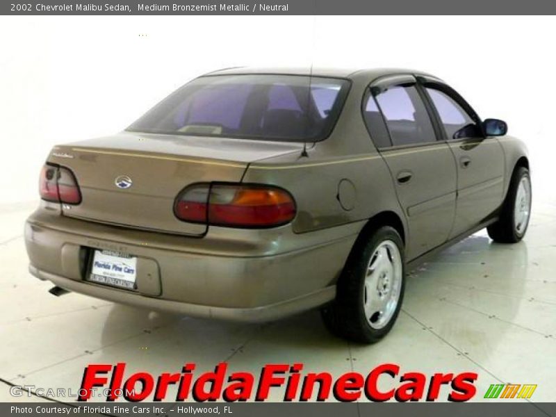 Medium Bronzemist Metallic / Neutral 2002 Chevrolet Malibu Sedan