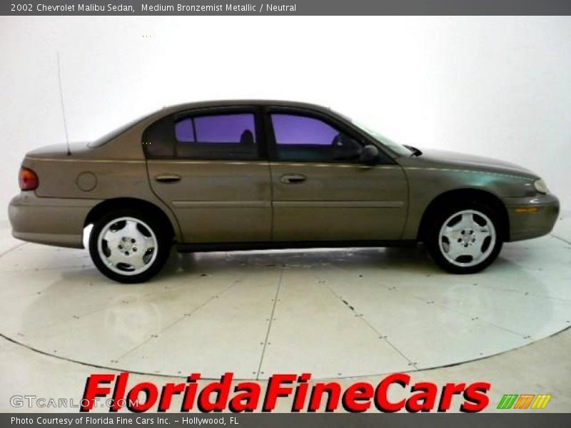 Medium Bronzemist Metallic / Neutral 2002 Chevrolet Malibu Sedan