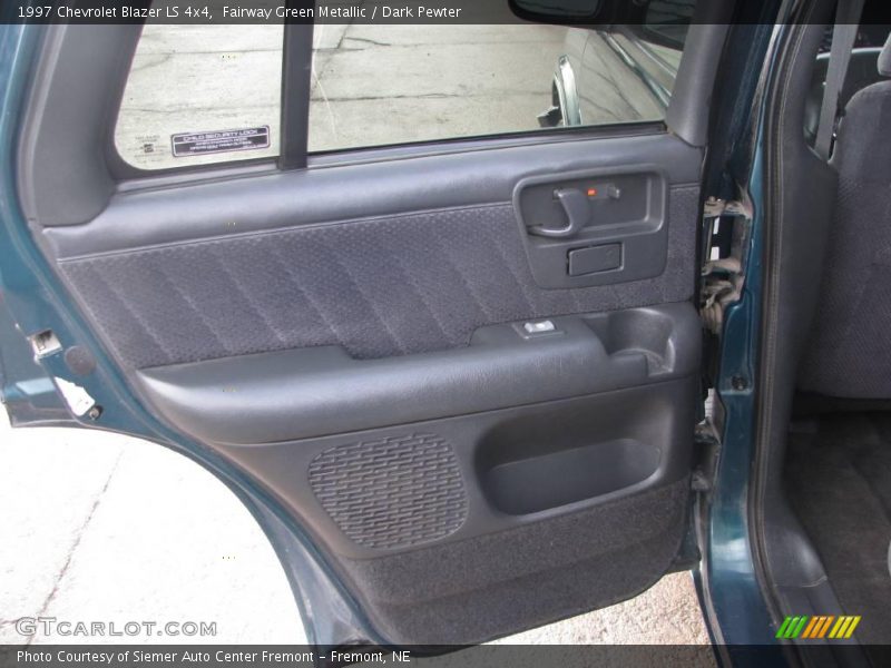 Fairway Green Metallic / Dark Pewter 1997 Chevrolet Blazer LS 4x4