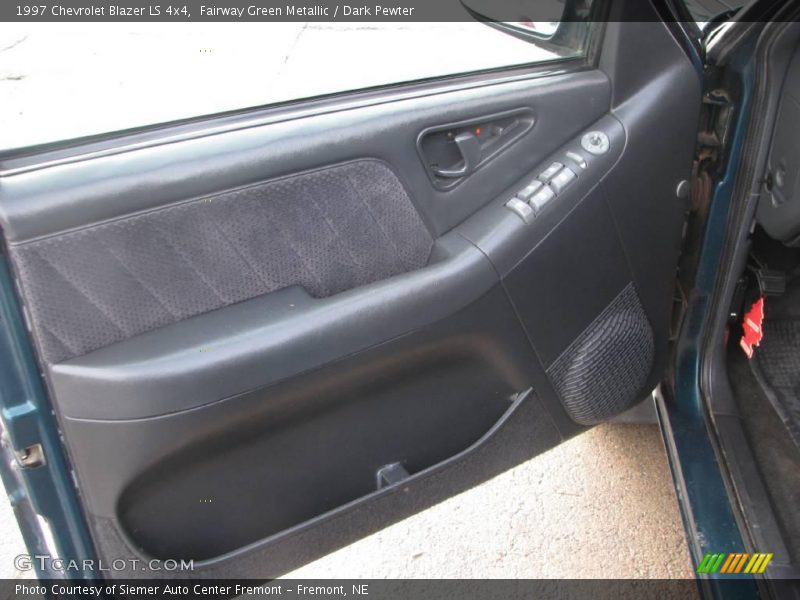 Fairway Green Metallic / Dark Pewter 1997 Chevrolet Blazer LS 4x4