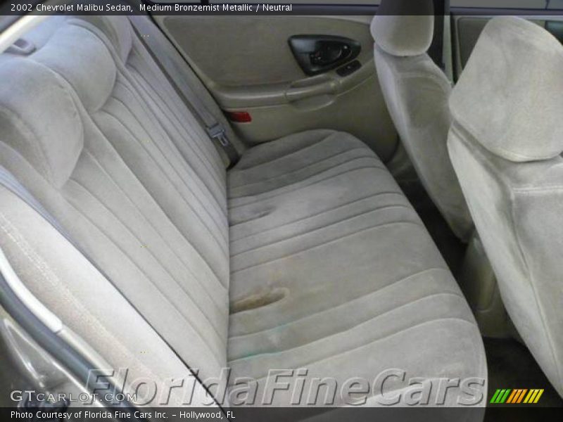 Medium Bronzemist Metallic / Neutral 2002 Chevrolet Malibu Sedan