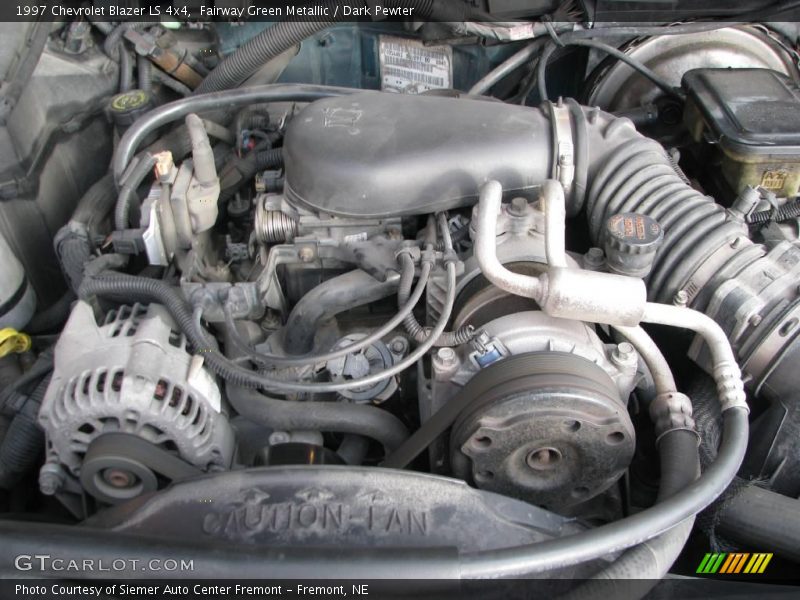 Fairway Green Metallic / Dark Pewter 1997 Chevrolet Blazer LS 4x4
