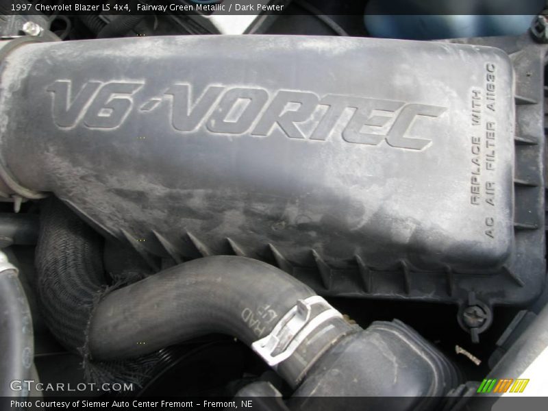 Fairway Green Metallic / Dark Pewter 1997 Chevrolet Blazer LS 4x4