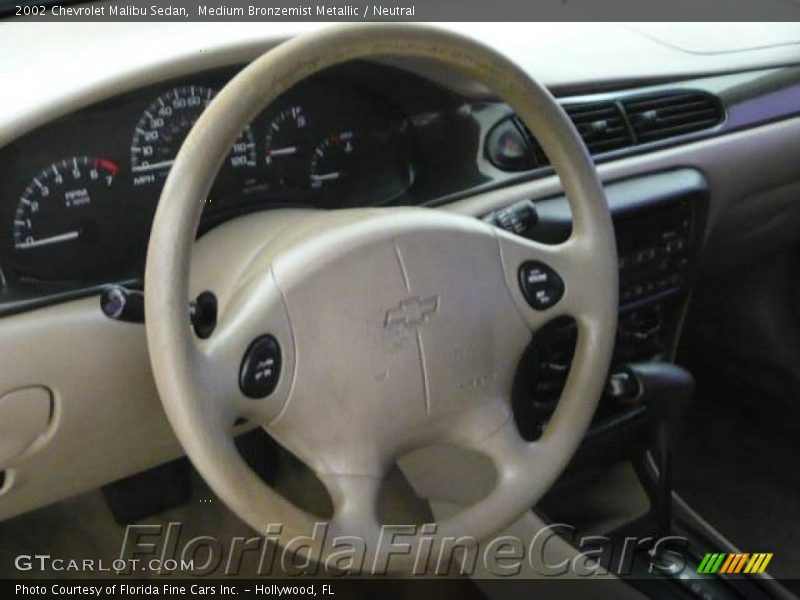 Medium Bronzemist Metallic / Neutral 2002 Chevrolet Malibu Sedan