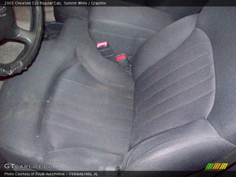 Summit White / Graphite 2003 Chevrolet S10 Regular Cab