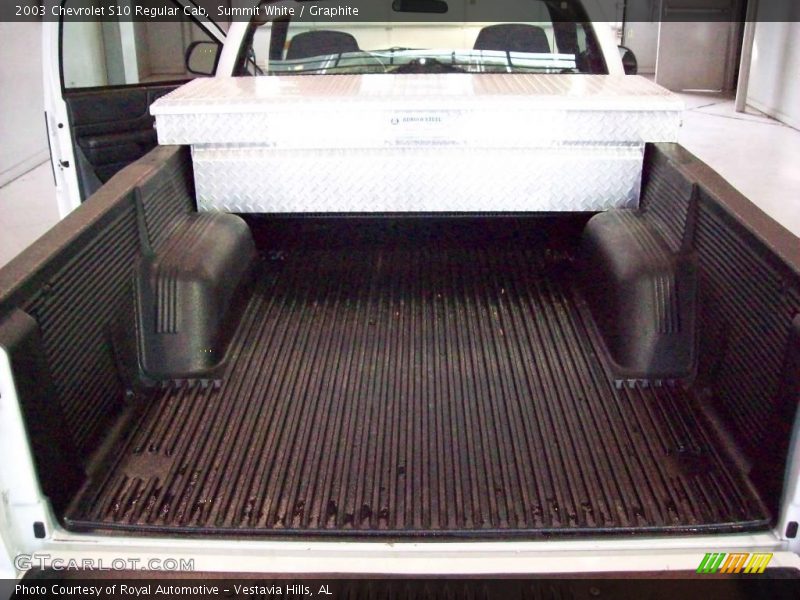 Summit White / Graphite 2003 Chevrolet S10 Regular Cab