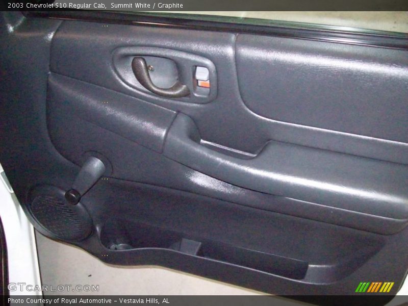 Summit White / Graphite 2003 Chevrolet S10 Regular Cab