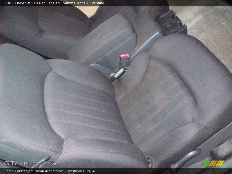 Summit White / Graphite 2003 Chevrolet S10 Regular Cab