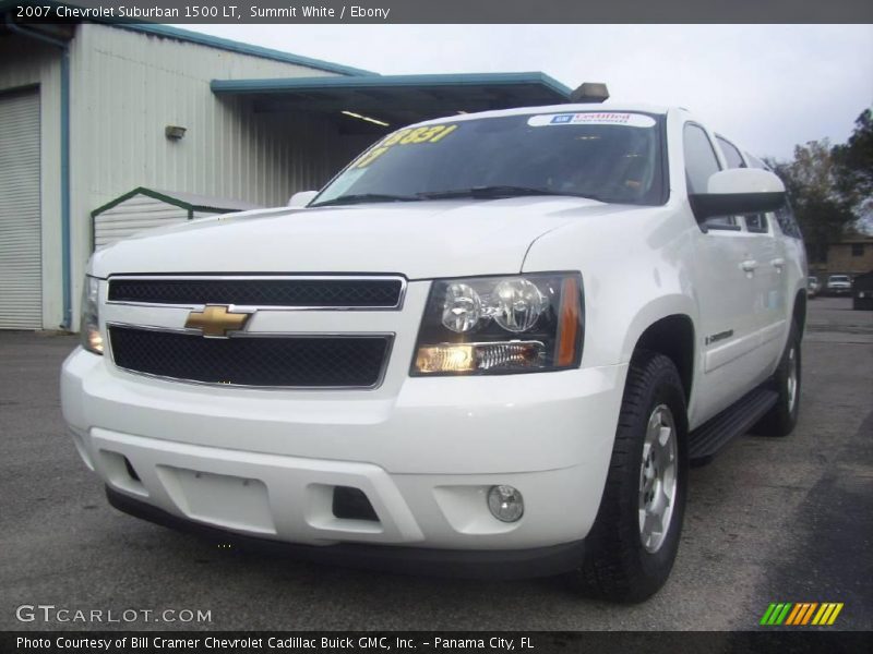 Summit White / Ebony 2007 Chevrolet Suburban 1500 LT