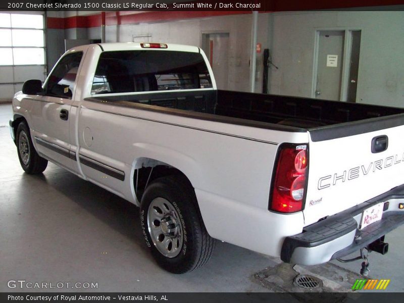 Summit White / Dark Charcoal 2007 Chevrolet Silverado 1500 Classic LS Regular Cab