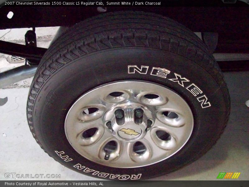 Summit White / Dark Charcoal 2007 Chevrolet Silverado 1500 Classic LS Regular Cab