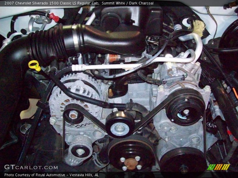 Summit White / Dark Charcoal 2007 Chevrolet Silverado 1500 Classic LS Regular Cab