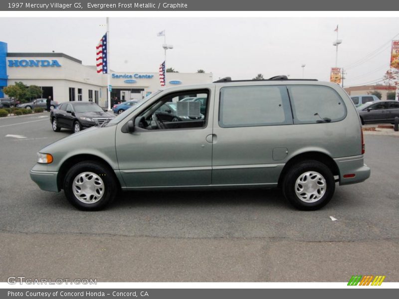 Evergreen Frost Metallic / Graphite 1997 Mercury Villager GS