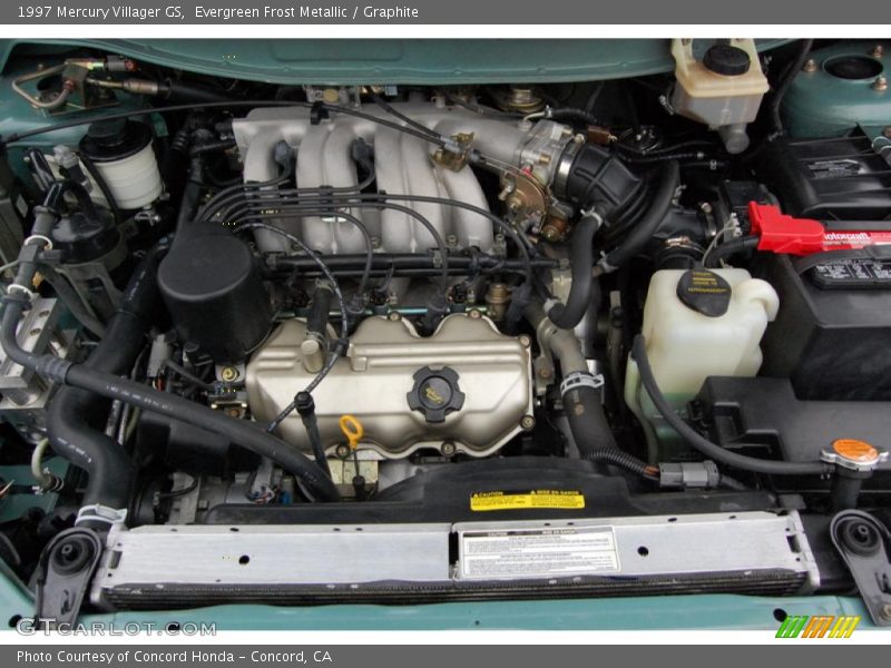 Evergreen Frost Metallic / Graphite 1997 Mercury Villager GS