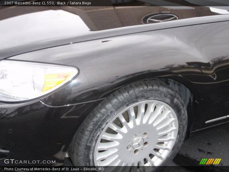 Black / Sahara Biege 2007 Mercedes-Benz CL 550