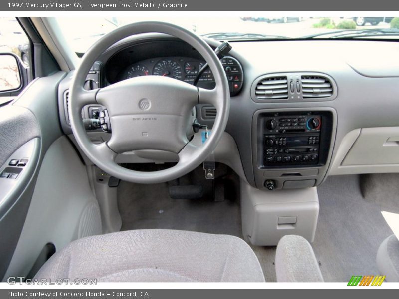Evergreen Frost Metallic / Graphite 1997 Mercury Villager GS